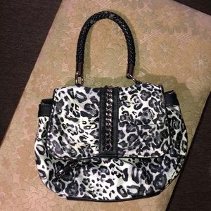 Bebe Leopard Purse